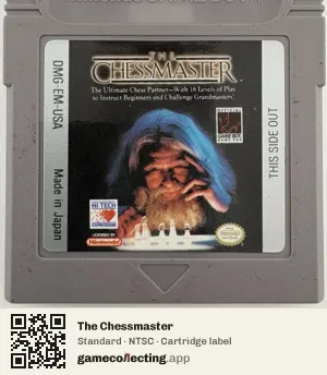 The Chessmaster Game Boy, NTSC cartridge label
