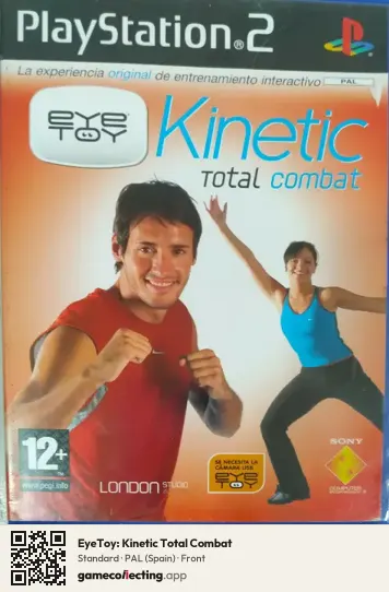 EyeToy: Kinetic Total Combat PlayStation 2, Spain box front