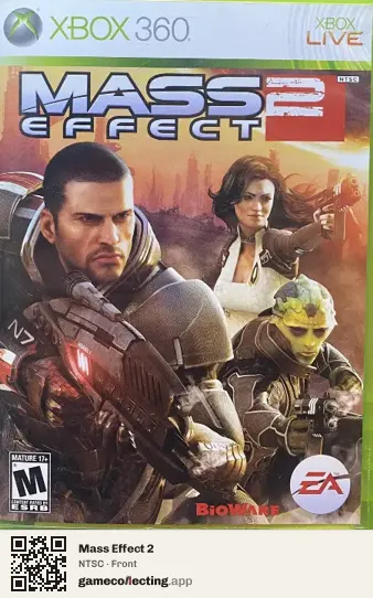 Mass Effect 2 Xbox 360, NTSC box front
