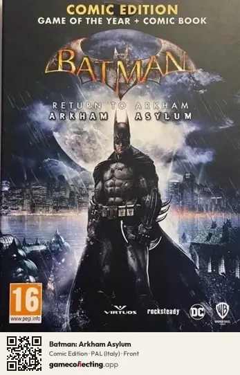 Batman: Arkham Asylum PlayStation 4, Italy box front