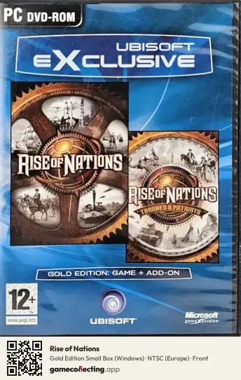 Rise of Nations Computer, Europe box front