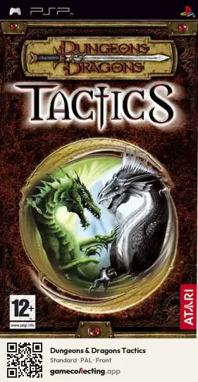 Dungeons & Dragons Tactics PlayStation Portable, PAL box front