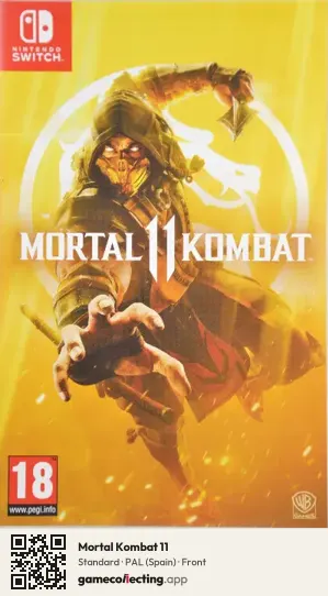 Mortal Kombat 11 Nintendo Switch, Spain box front