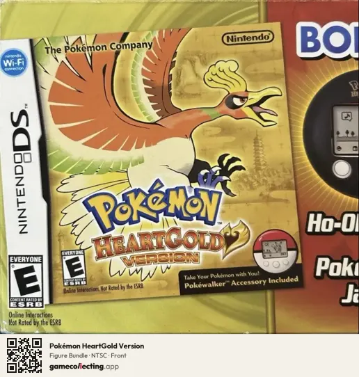 Pokémon HeartGold Version Nintendo DS, NTSC box front