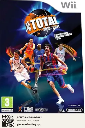 ACB Total 2010-2011 Nintendo Wii, PAL box front