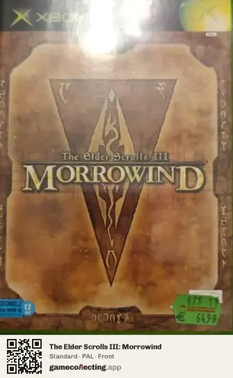 The Elder Scrolls III: Morrowind Xbox, PAL box front