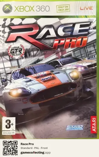 Race Pro Xbox 360, PAL box front