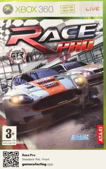 Race Pro Xbox 360, PAL box front