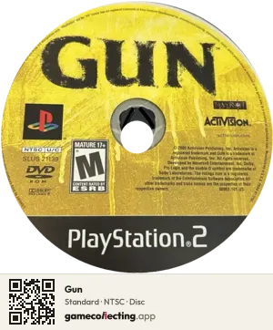 Gun PlayStation 2, NTSC disc