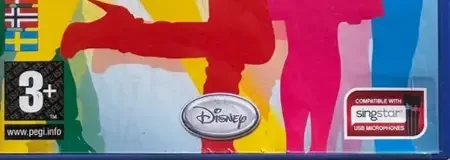 Disney Sing It, the PEGI square on its front