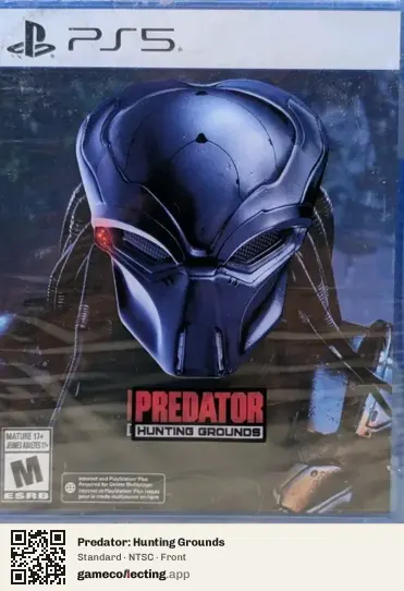 Predator: Hunting Grounds PlayStation 5, NTSC box front