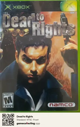 Dead to Rights Xbox, NTSC box front