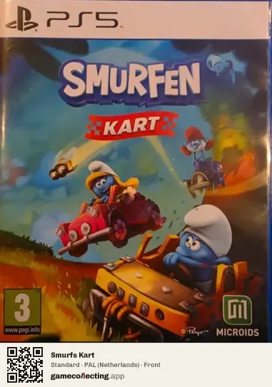 Smurfs Kart PlayStation 5, Netherlands box front