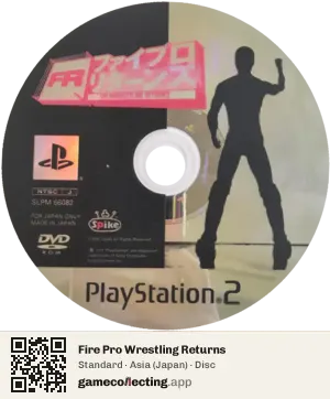Fire Pro Wrestling Returns PlayStation 2, Asia disc