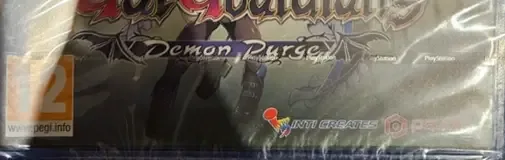 Gal Guardians: Demon Purge, the PEGI square on its front