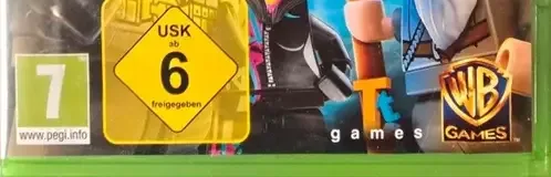 LEGO Dimensions, the USK square on its front
