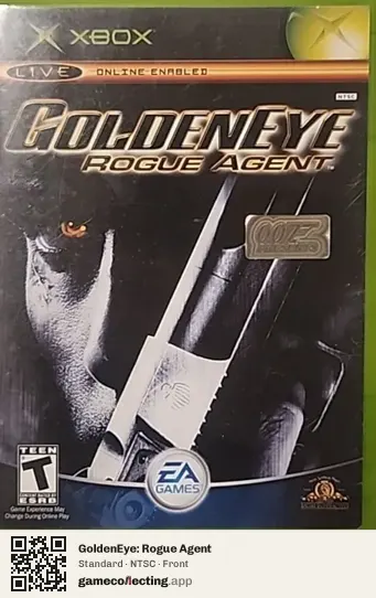 GoldenEye: Rogue Agent Xbox, NTSC box front