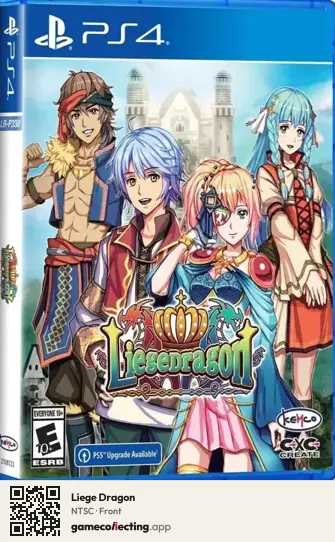 Liege Dragon PlayStation 4, NTSC box front