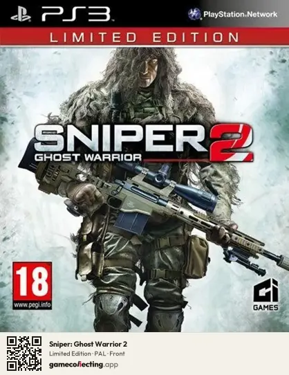 Sniper: Ghost Warrior 2 PlayStation 3, PAL box front