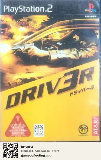 Driver 3 PlayStation 2, Asia box front