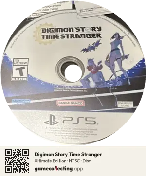 Digimon Story Time Stranger PlayStation 5, NTSC disc