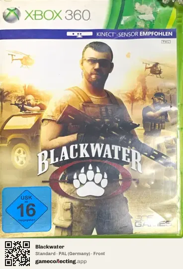 Blackwater Xbox 360, Germany box front