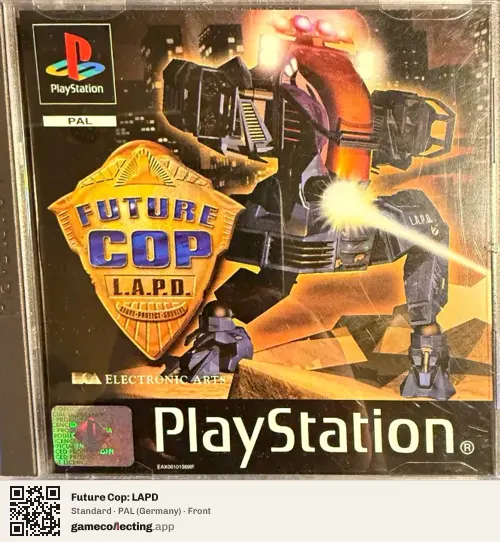 Future Cop: LAPD PlayStation, Germany box front