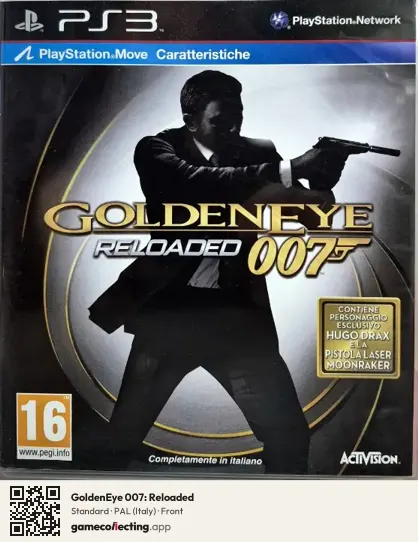 GoldenEye 007: Reloaded PlayStation 3, Italy box front