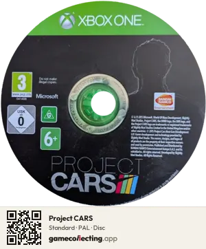 Project CARS Xbox One, PAL disc