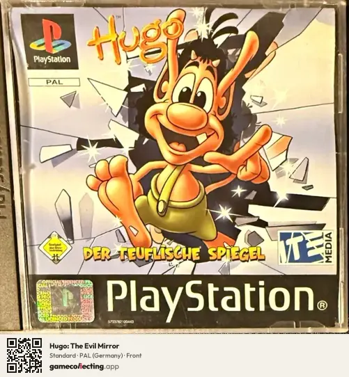 Hugo: The Evil Mirror PlayStation, Germany box front