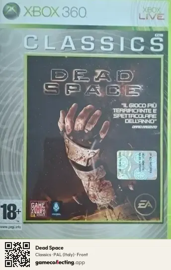 Dead Space Xbox 360, Italy box front