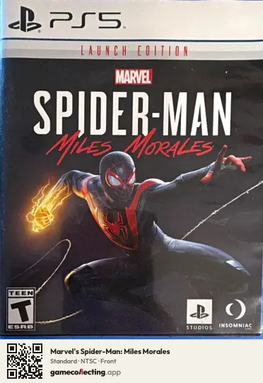 Marvel's Spider-Man: Miles Morales PlayStation 5, NTSC box front