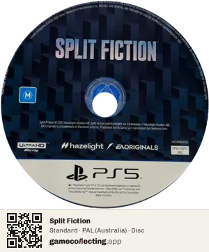 Split Fiction PlayStation 5, PAL disc