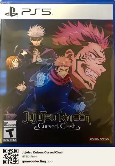 Jujutsu Kaisen: Cursed Clash PlayStation 5, NTSC box front