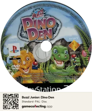 Buzz! Junior: Dino Den PlayStation 2, PAL disc
