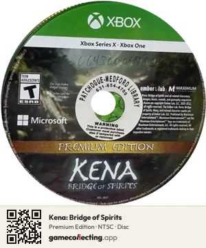 Kena: Bridge of Spirits Xbox Series X, NTSC disc