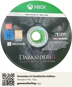 Darksiders II: Deathinitive Edition Xbox Series X, PAL disc
