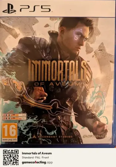 Immortals of Aveum PlayStation 5, PAL box front