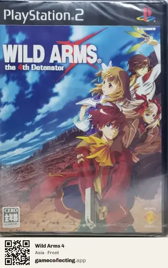 Wild Arms 4 PlayStation 2, Asia box front