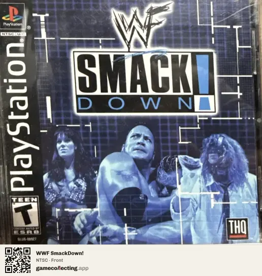 WWF SmackDown! PlayStation, NTSC box front