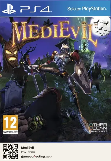 MediEvil PlayStation 4, PAL box front