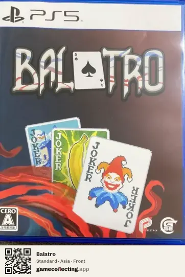 Balatro PlayStation 5, Asia box front