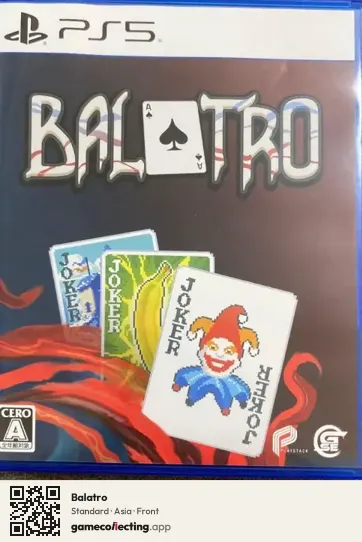 Balatro PlayStation 5, Asia box front