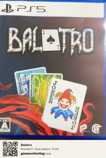 Balatro PlayStation 5, Japan box front