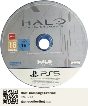 Halo: Campaign Evolved PlayStation 5, PAL disc
