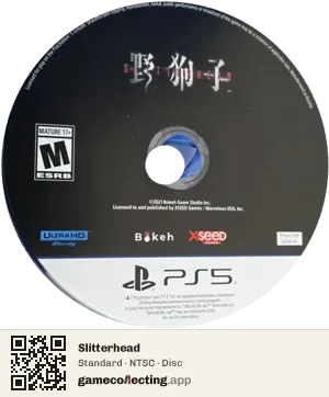 Slitterhead PlayStation 5, NTSC disc