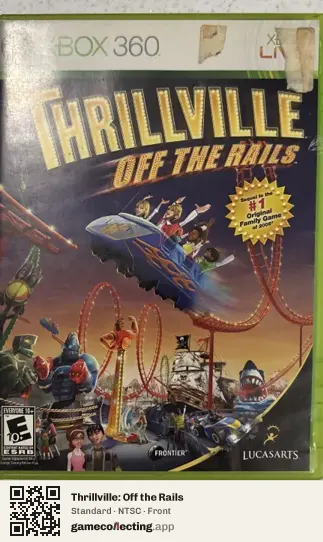 Thrillville: Off the Rails Xbox 360, NTSC box front