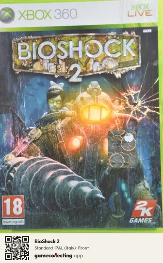 BioShock 2 Xbox 360, Italy box front
