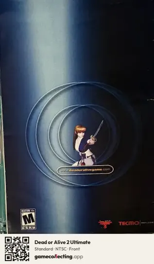 Dead or Alive 2 Ultimate Xbox, NTSC box front