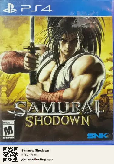 Samurai Shodown PlayStation 4, NTSC box front